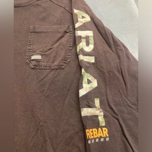 Men’s Ariat Rebar 3XL Long Sleeve Cotton Shirt